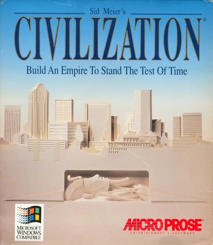 Sid Meier's Civilization (Win 3.x) box cover art