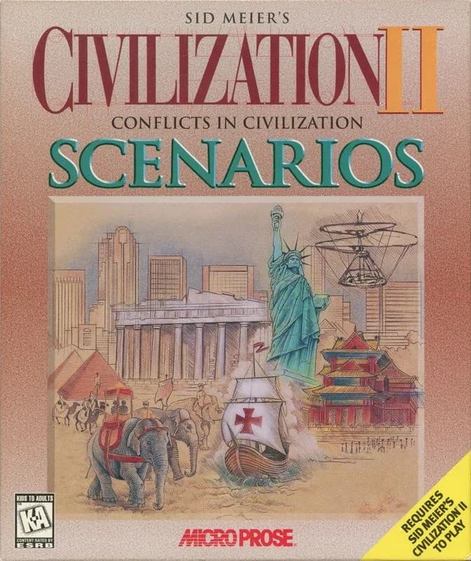 Civilization II Scenarios: Conflicts in Civilization box cover art
