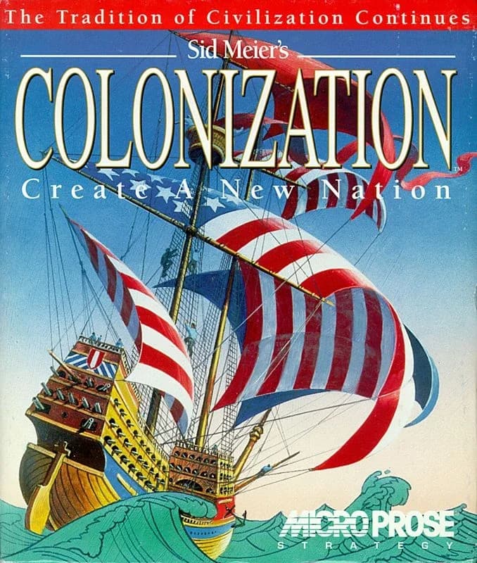 Sid Meier's Colonization box cover art