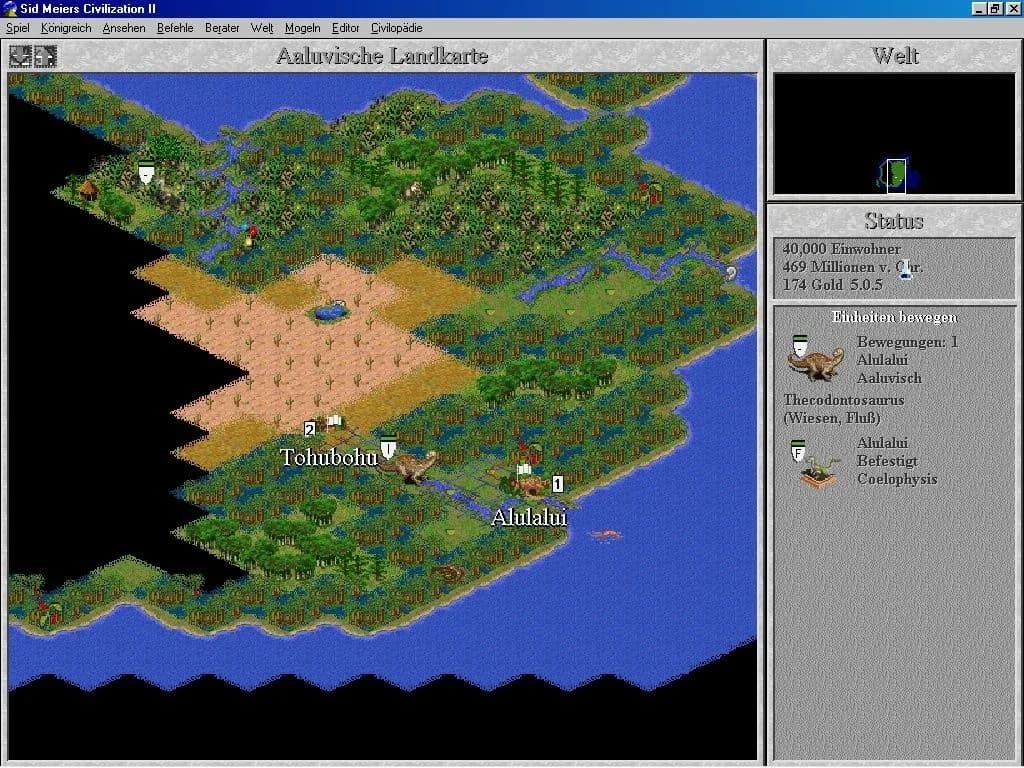 Civilization II: Fantastic Worlds — in-game screenshot 1