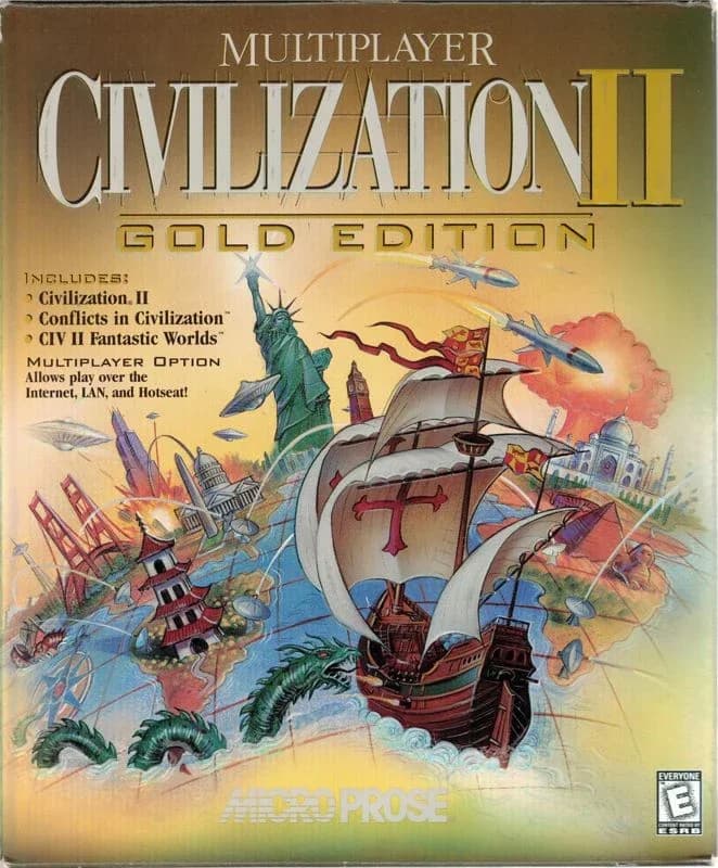 Civilization II: Multiplayer Gold Edition box cover art